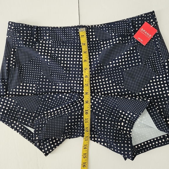 SPANX Sunshine Shorts 6" pull on waist UPF 50 navy Size XL - Picture 12 of 13